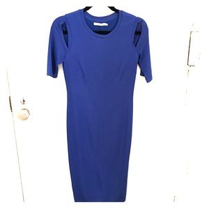 Bailey44 short sleeved blue dress, sz S